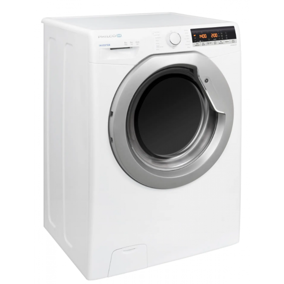 PHILCO PWD861400V 8/6kg 1400轉 變頻前置式洗衣乾衣機